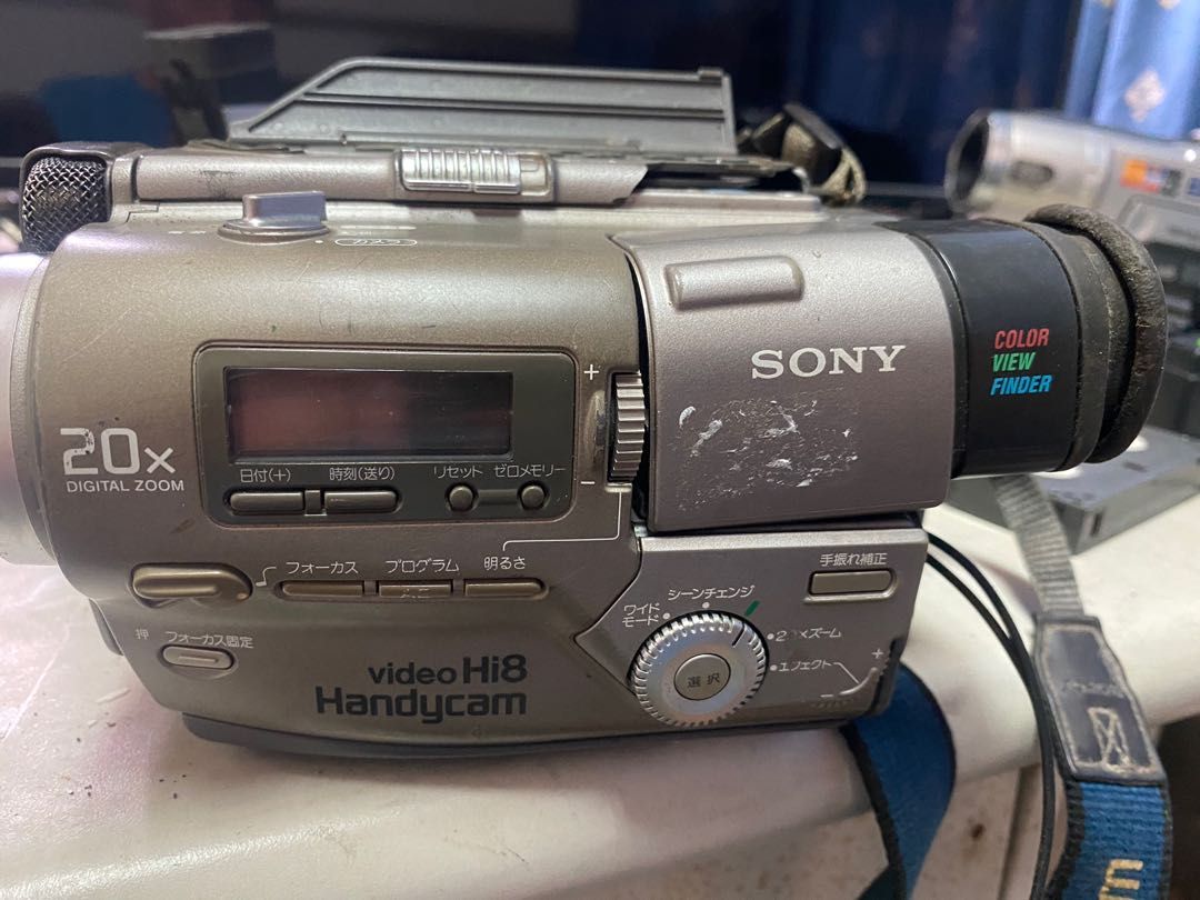 Sony ccd-tr2 hi8攝錄放影機測試功能正常可撥可放可錄影, 相機攝影