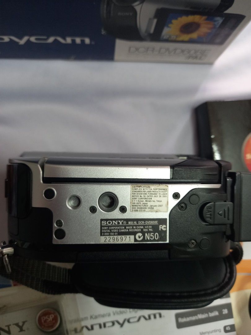 Sony Handycam DCR DVD608E 40x optical with memory stick Cannot record