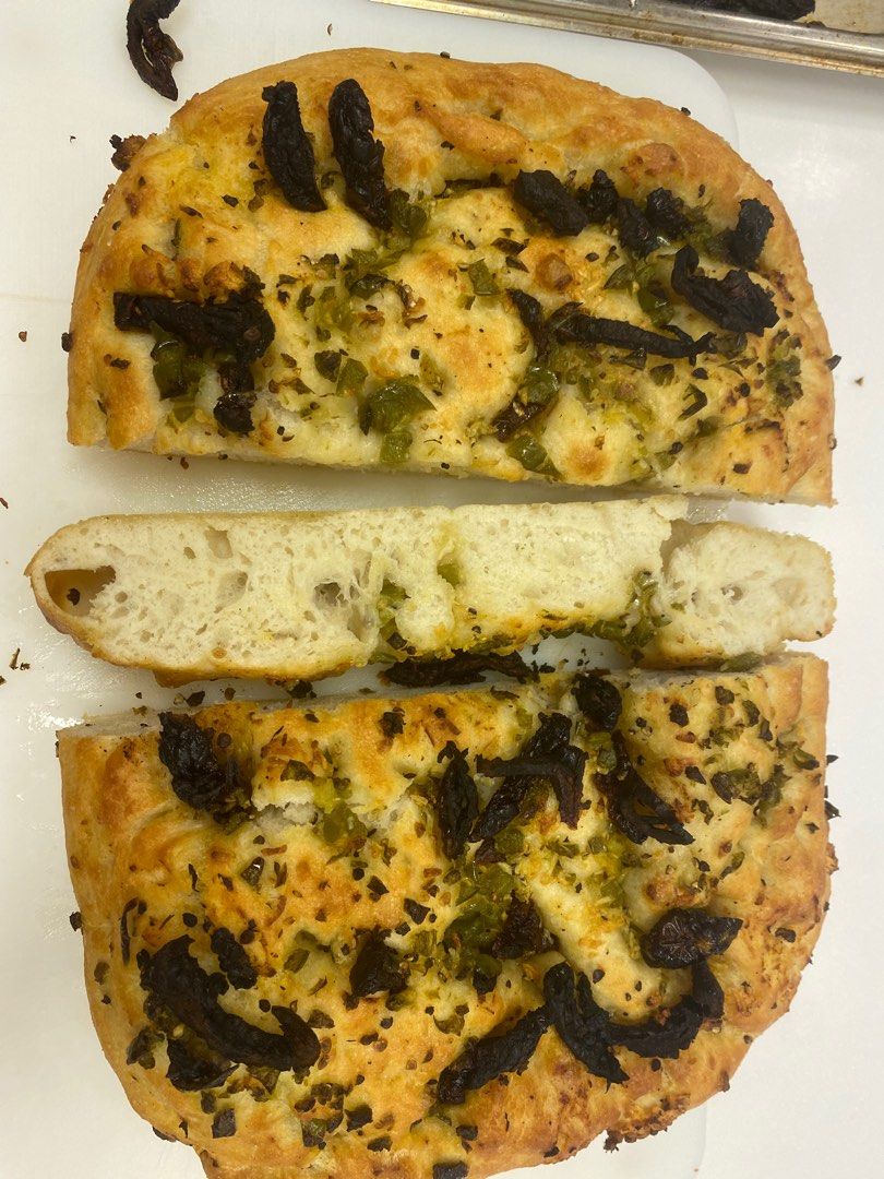 Sourdough focaccia, Food & Drinks, Homemade Bakes on Carousell