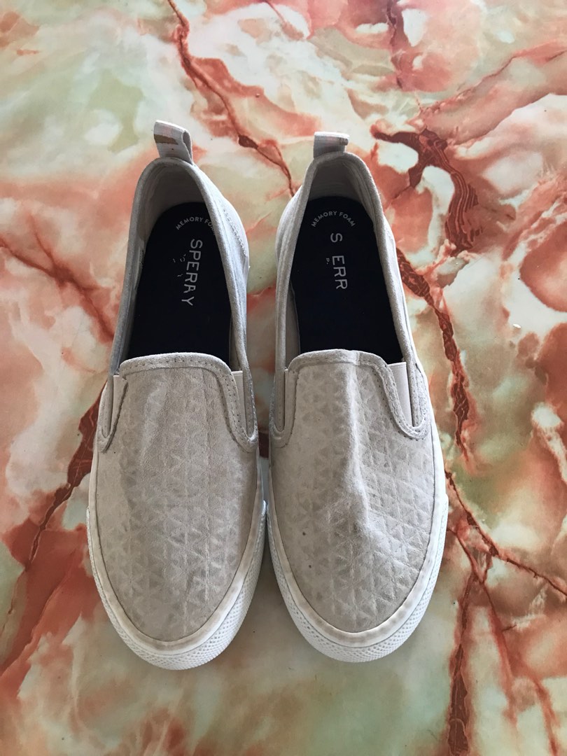 Sperry top sider leather slip on Women s Fashion Footwear