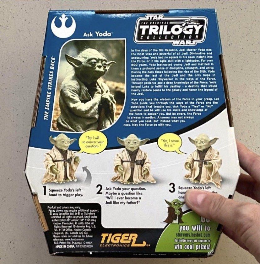 Star Wars OTC Original Trilogy Collection Ask Yoda Electronic Talking