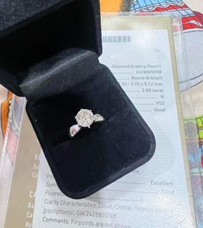 Super good buy 2Ct Diamond ring with GIA cert