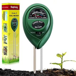 Kensizer Soil Tester, Soil Moisture/pH Meter, Gardening Farm Lawn Test Kit  Tool, Digital Plant Probe, Water Hydrometer for Indoor Outdoor, No Battery