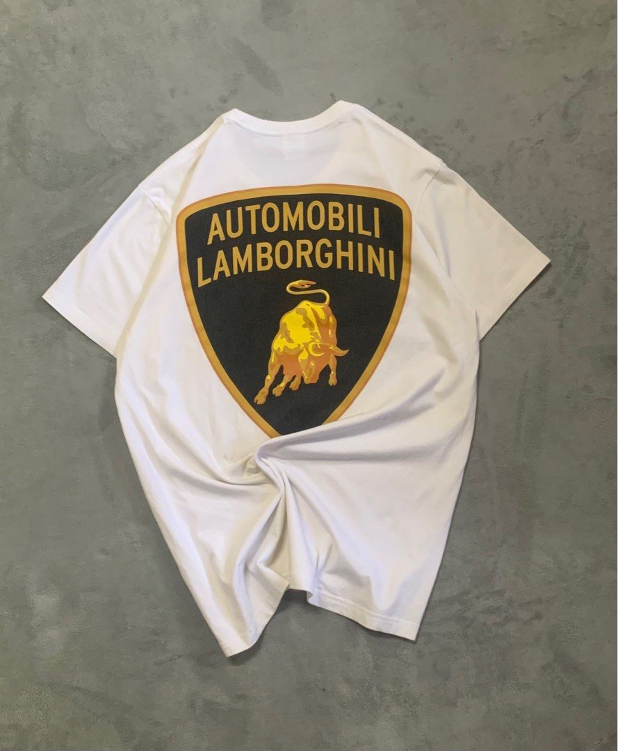 SUPREME LAMBORGHINI Men s Fashion Tops Sets Tshirts Polo