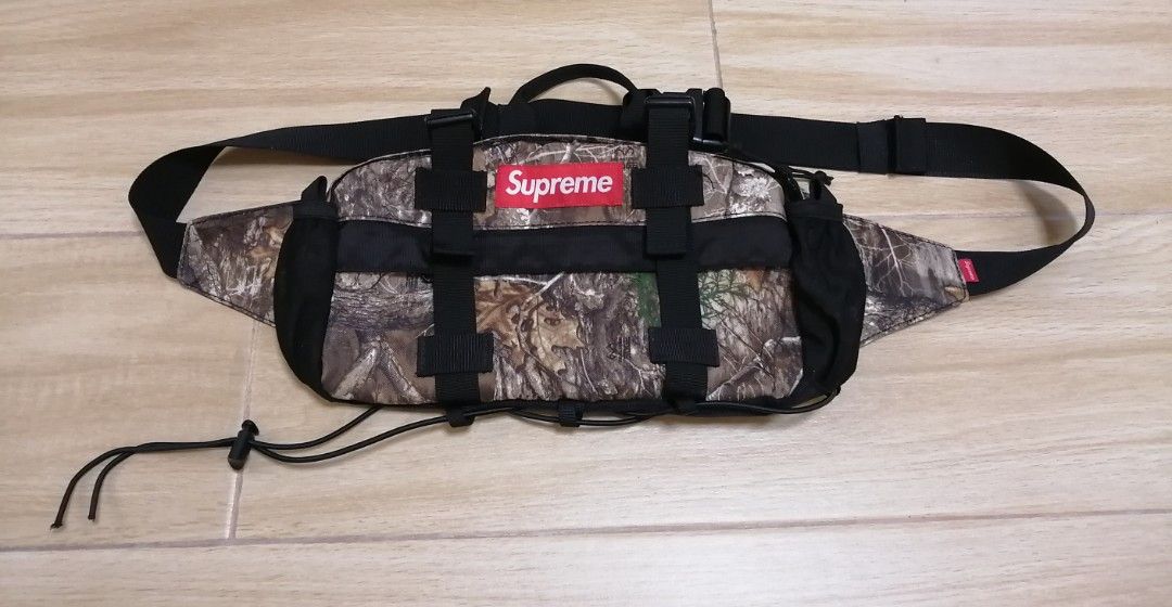 Supreme waist bag real tree 19ss, 名牌, 手袋及銀包- Carousell