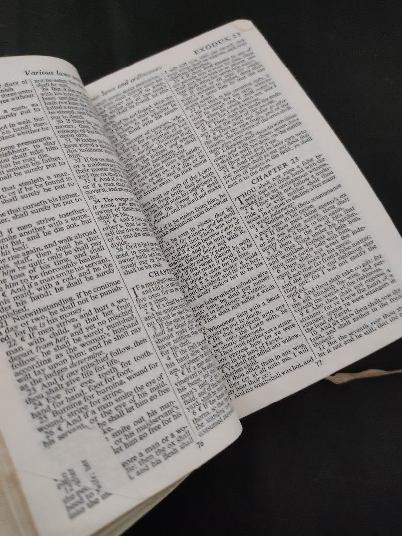 The Holy Bible (Pocket Size Hardbound) on Carousell