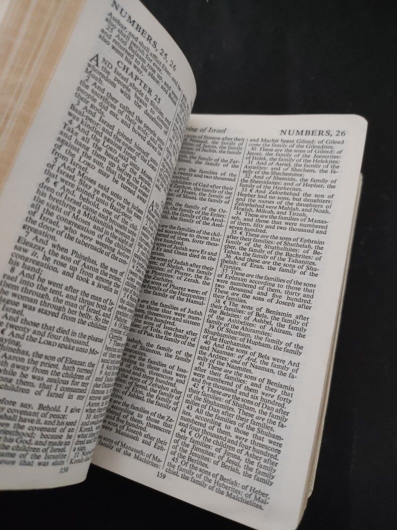 The Holy Bible (Pocket Size Hardbound) on Carousell