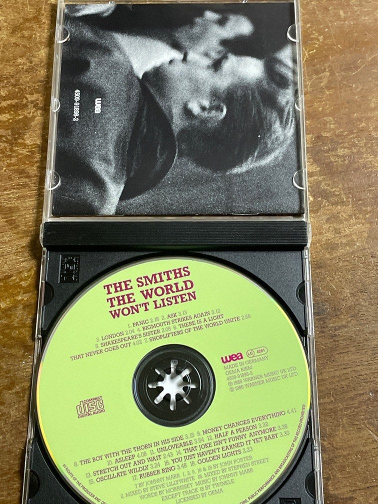The Smiths the world won't listen, Hobbies  Toys, Music  Media, CDs   DVDs on Carousell