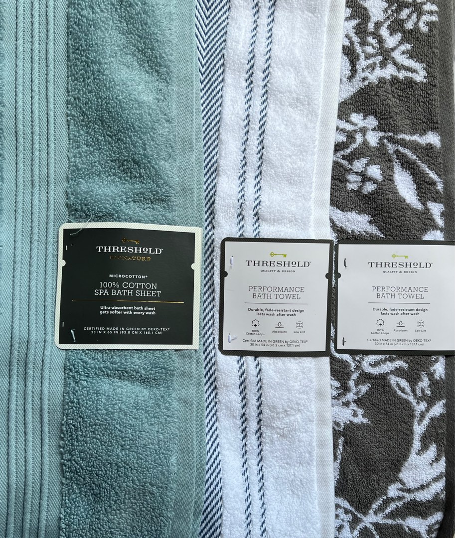 Threshold signature hotsell spa bath towel