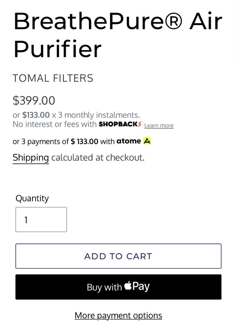 Buy breathe clearance pure
