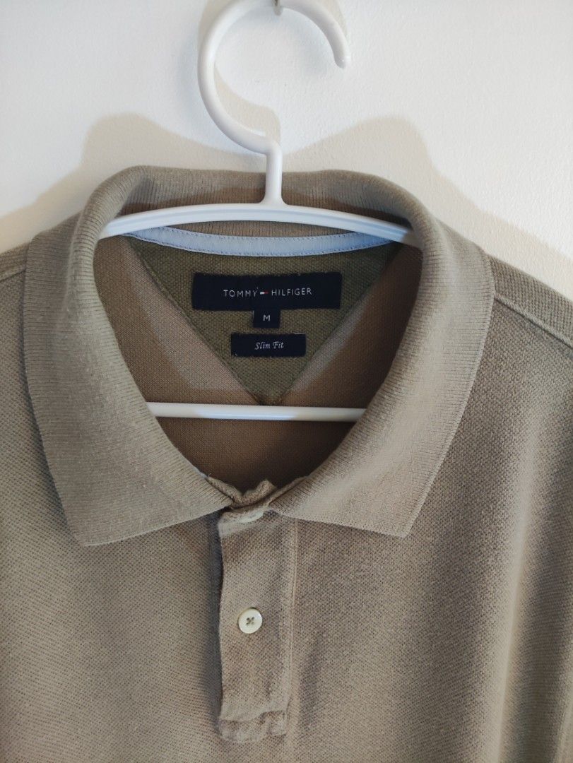 Tommy Hilfiger Polo Shirt (Category: Tshirts & Polo Shirts ) located in Quezon City. Submitted by slram (Listing ID 1236076041, Image 3). Description: 🔵 Tommy Hilfiger Polo Shirt - Size: Medium slim fit - W19/ L28.5 - Color: Mocha - Condition: 9/10 ₱600 plus sf 📸Colour / Image Disclaimer ... Despite every effort to provide accurate images of each product's colour, actual colours may vary slightly, .. 📸 Model & actual photos posted MOP: Gcash, 