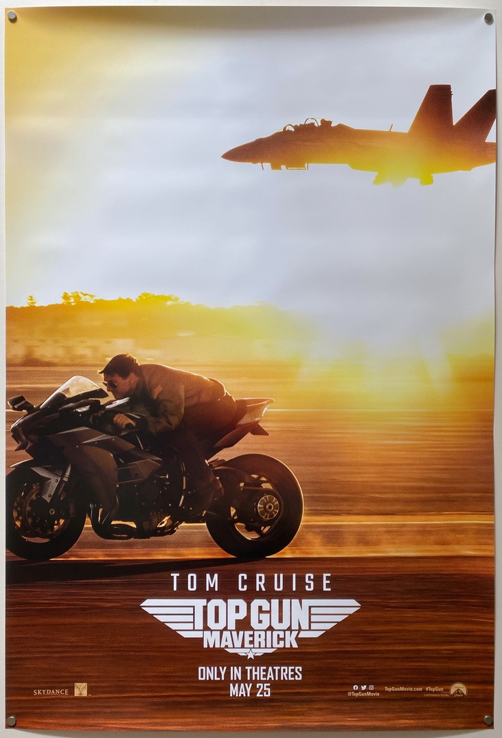 [LAST PIECE] Top Gun Maverick Original DS Movie Poster 27x40 Teaser
