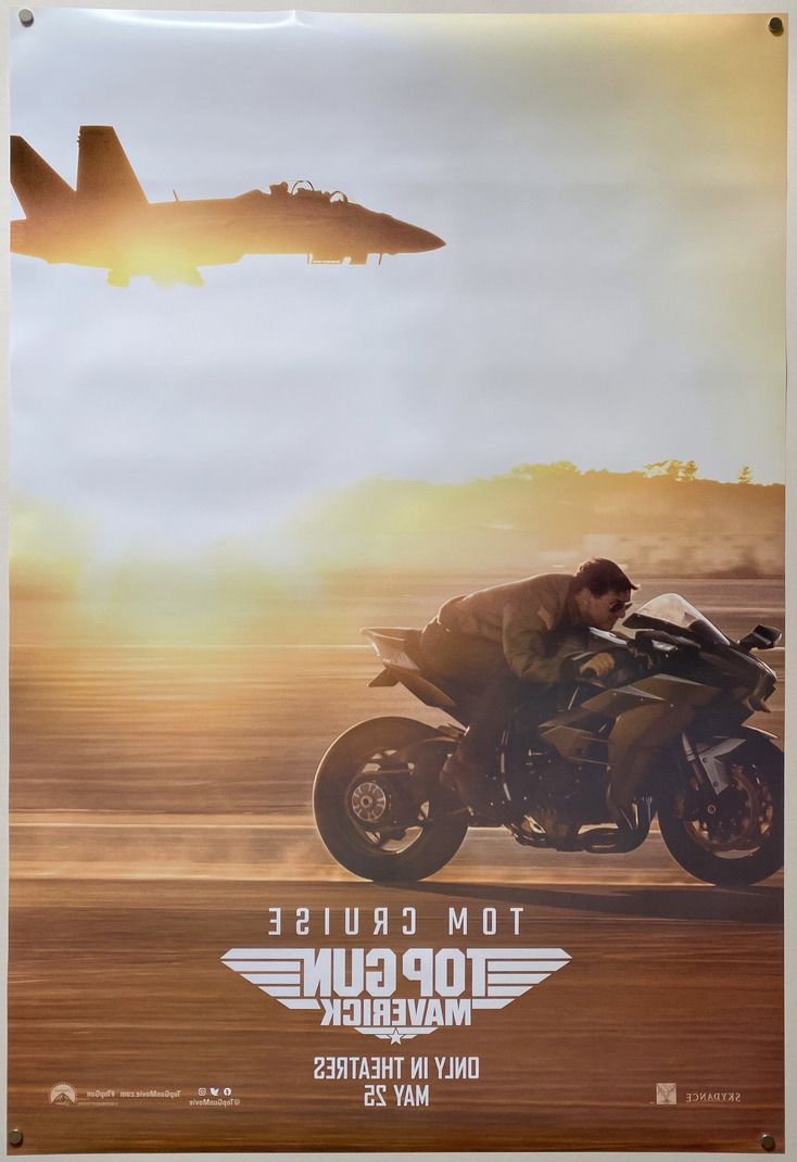 [LAST PIECE] Top Gun Maverick Original DS Movie Poster 27x40 Teaser