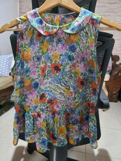 Topshop floral top