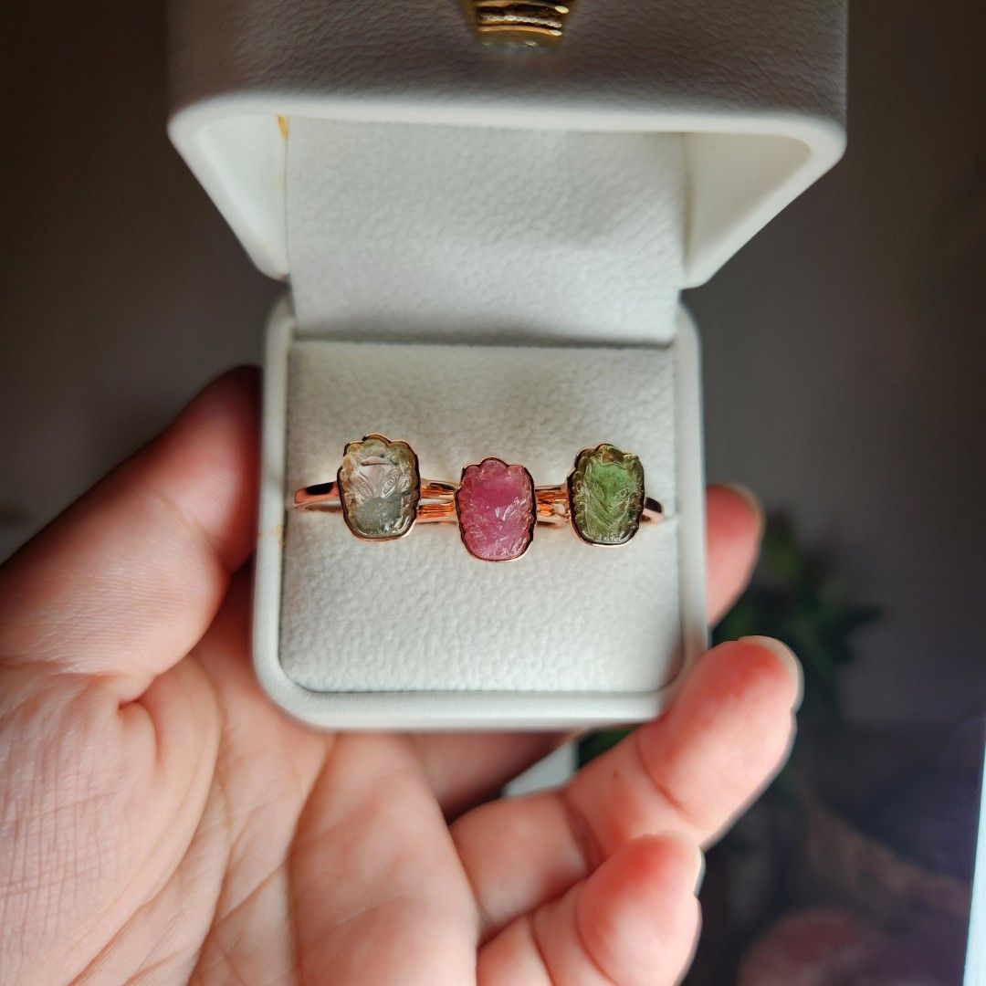 Gold tourmaline ring online