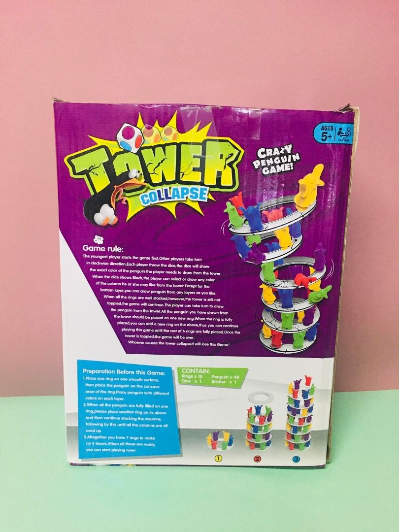Tower Collapse Crazy Penguin Game on Carousell