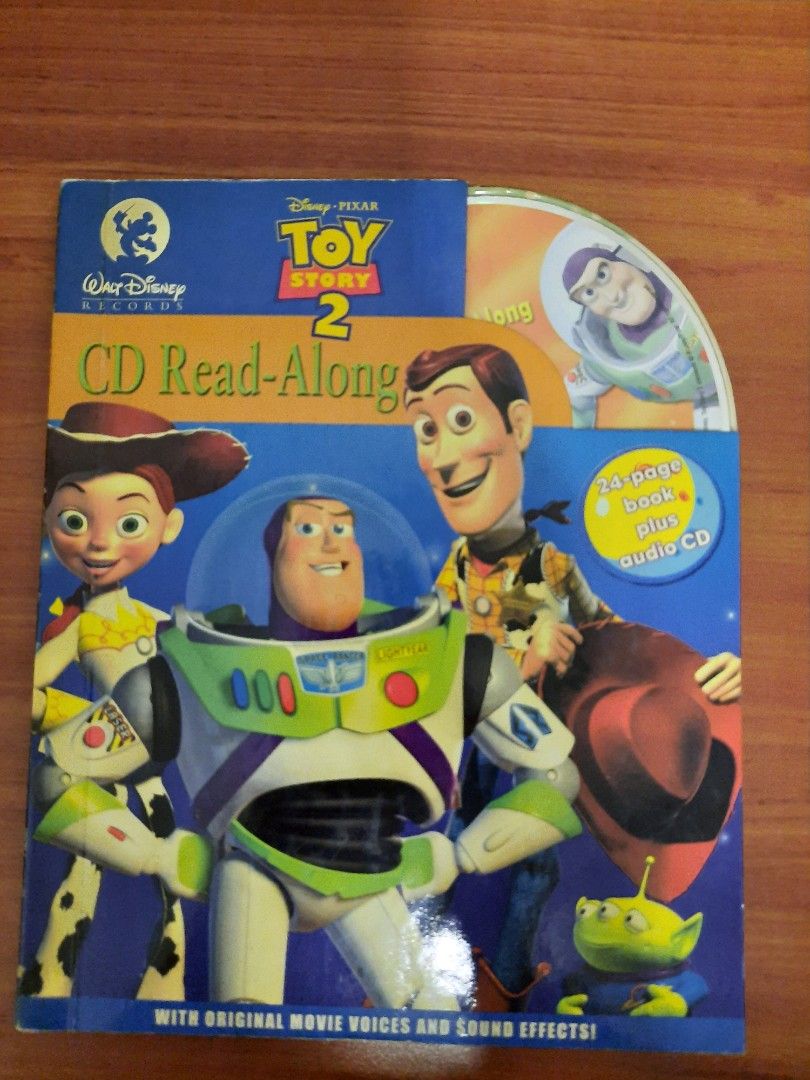 Toy Story 2- 24-page Read-Along Storybook and Audio CD, Hobbies & Toys ...