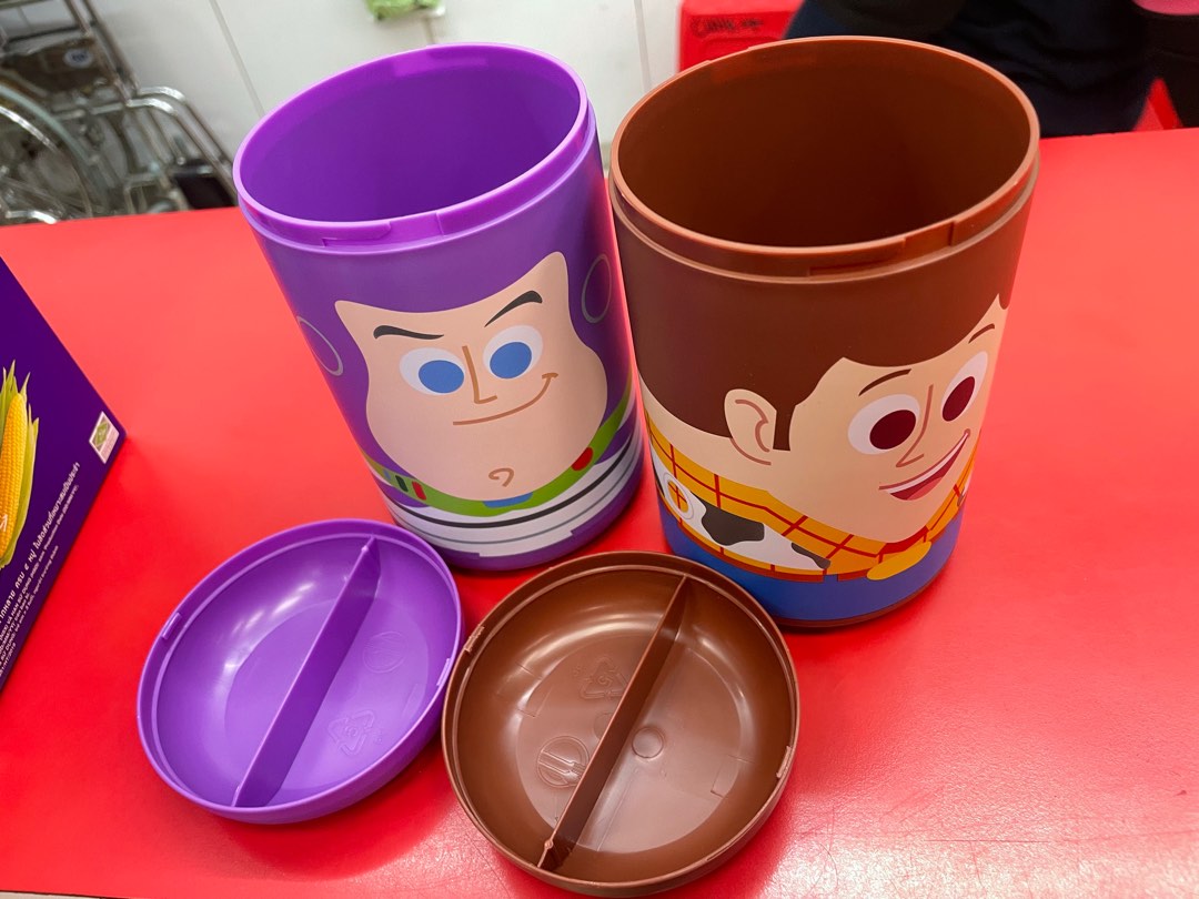 Toy Story plastic container, Hobbies & Toys, Toys & Games on Carousell