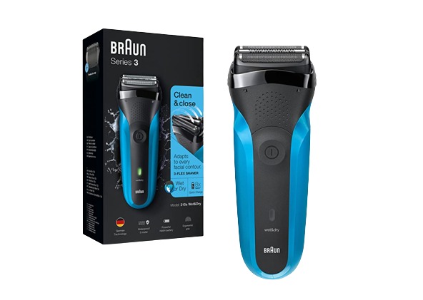 Braun Series 3 310s Wet & Dry Electric Shaver for Men/Rechargeable Electric  Razor, Blue : : Beauty & Personal Care