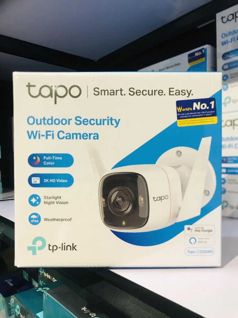 TP-Link Camara IP WIFI Tapo C320WS 2K HD Exterior Full Time Colo