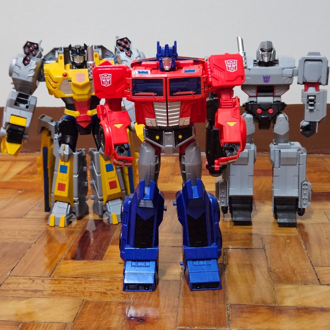 Transformers Cyberverse Ultimate Class SET (x3 Optimus,Megatron ...