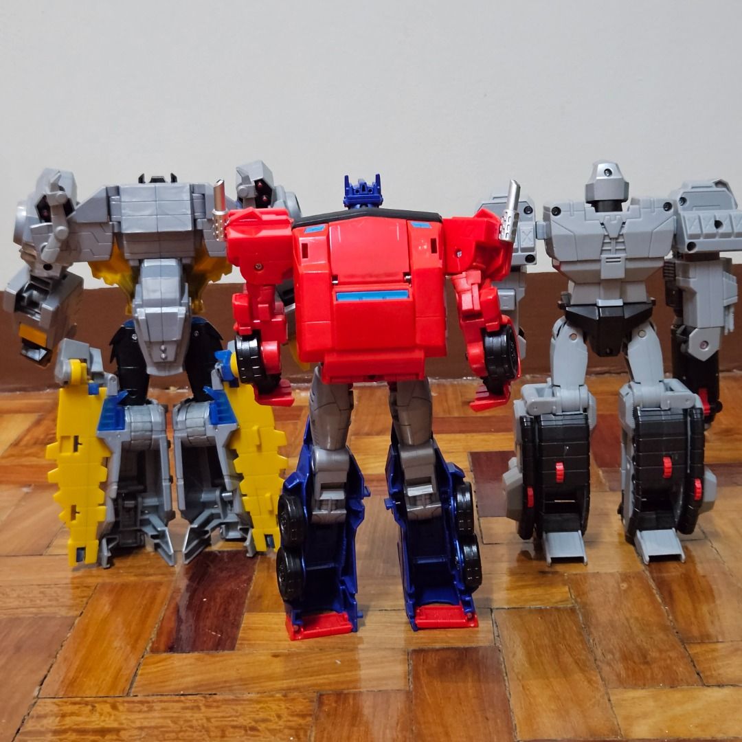Transformers Cyberverse Ultimate Class SET (x3 Optimus,Megatron ...