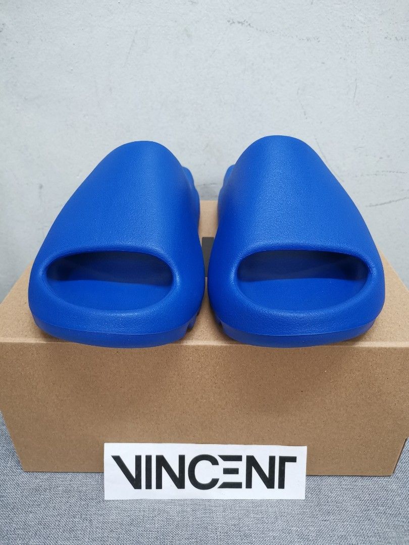 UK11 Adidas Yeezy Slide Azure, Men's Fashion, Footwear, Flipflops and Slides  on Carousell