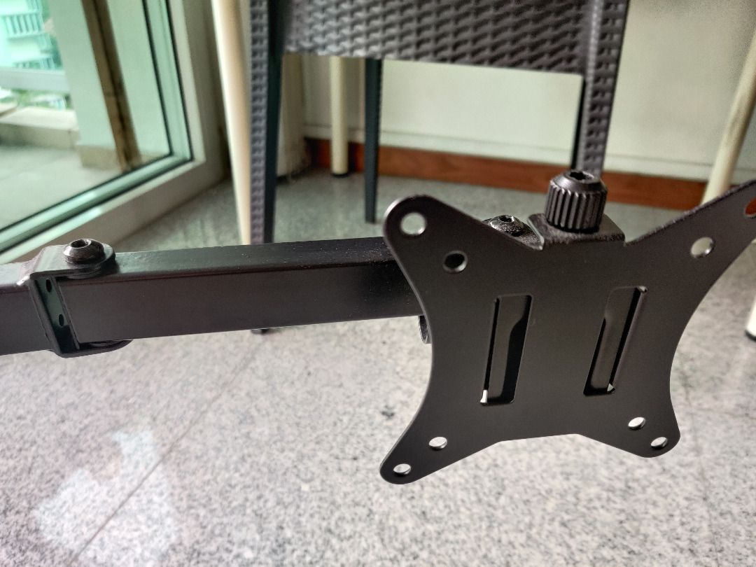 ULTi EVO Dual Monitor FreeStanding Desk Stand Mount for 2 Screens up to 32 Inch HeavyDuty