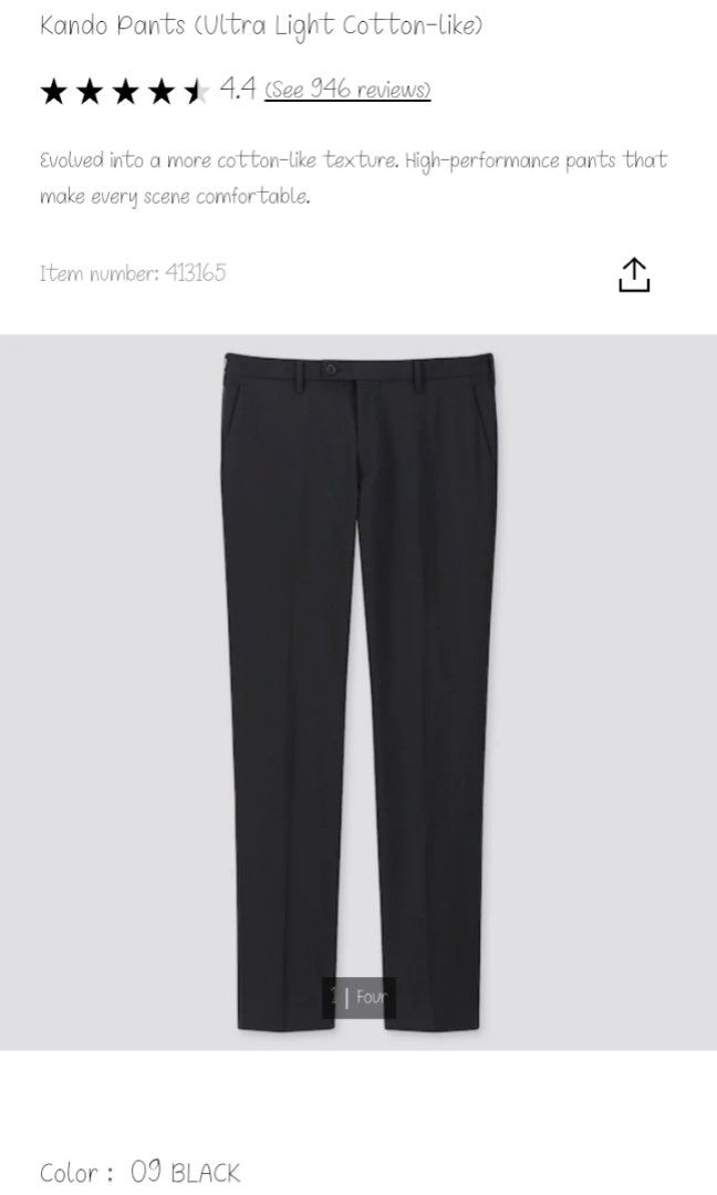 Uniqlo Kando Pants on Carousell