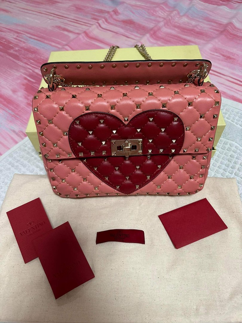 Valentino rockstud heart bag discount