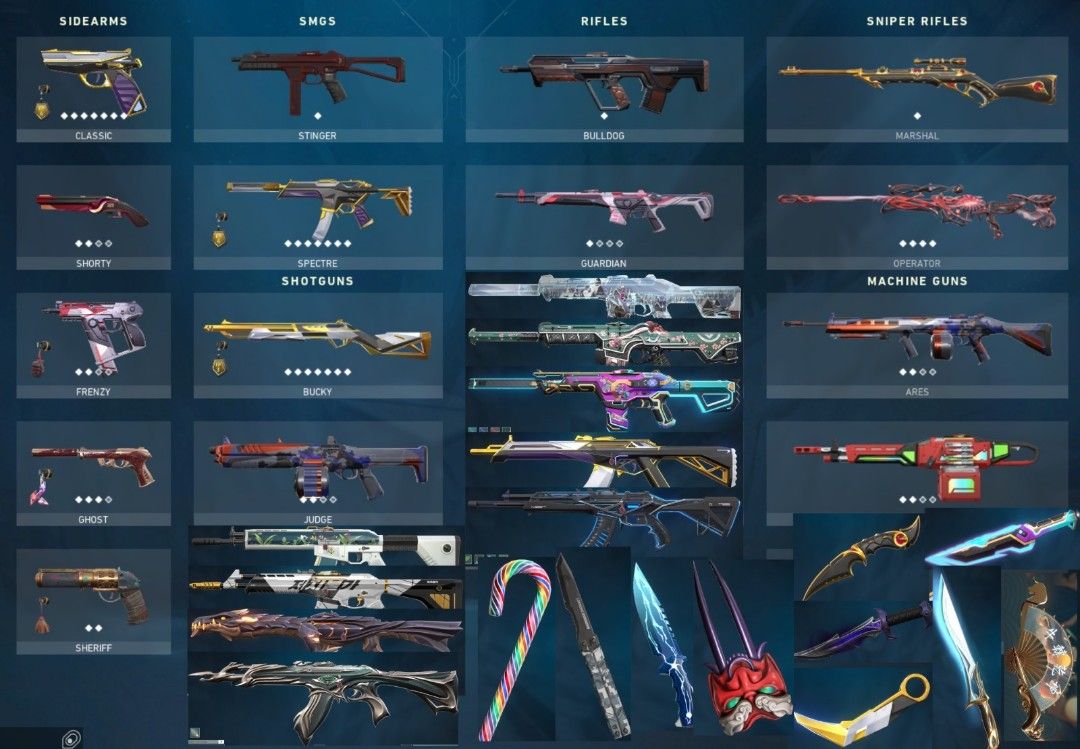 Valorant Arcane bundle 24 skins, Video Gaming, Video Games, Others on