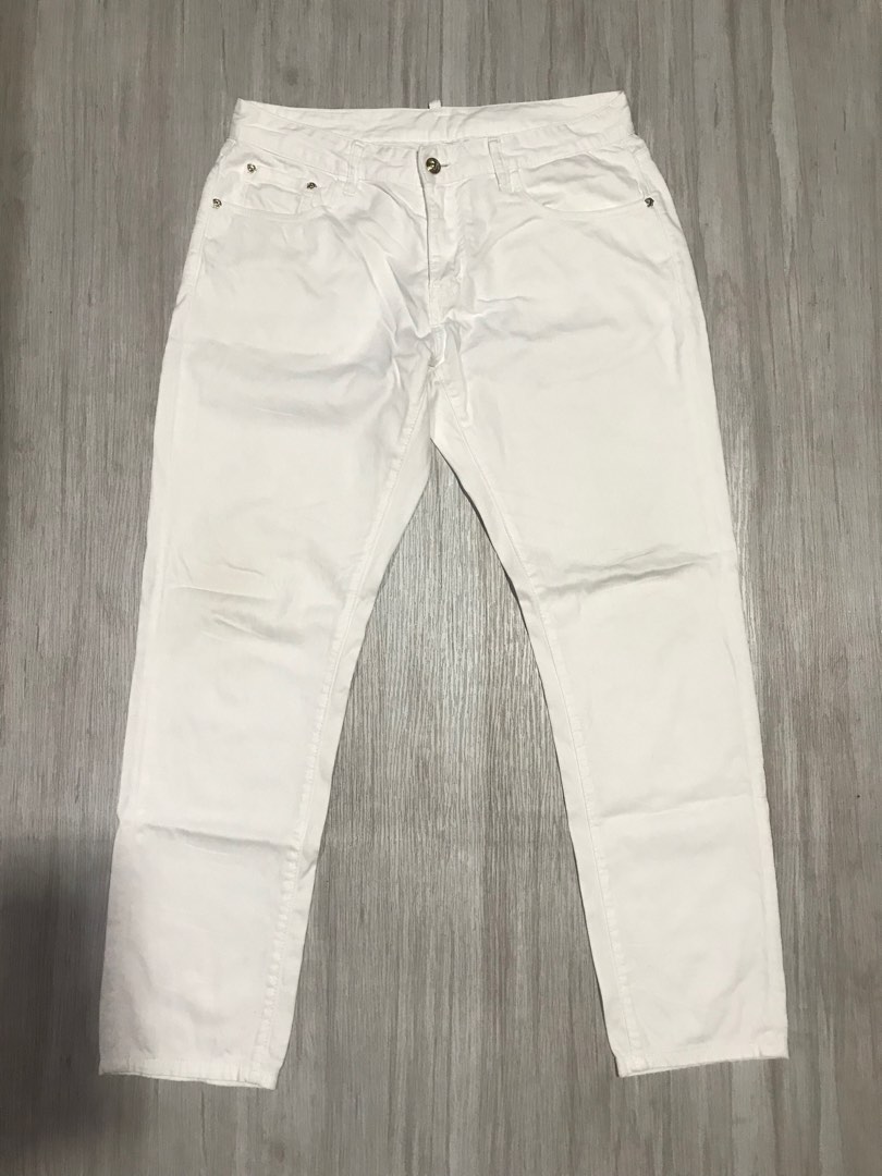 Versace White Jeans on Carousell