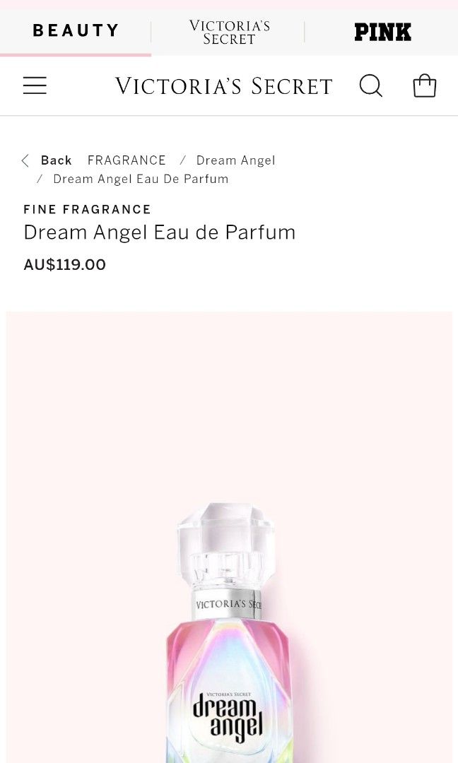 VICTORIA'S SECRET DREAM Angel Eau De Parfum 50Ml Spray For Her