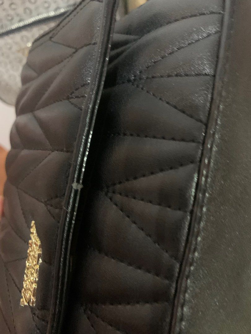 Victoria's Secret quilted chain sling bag on Carousell