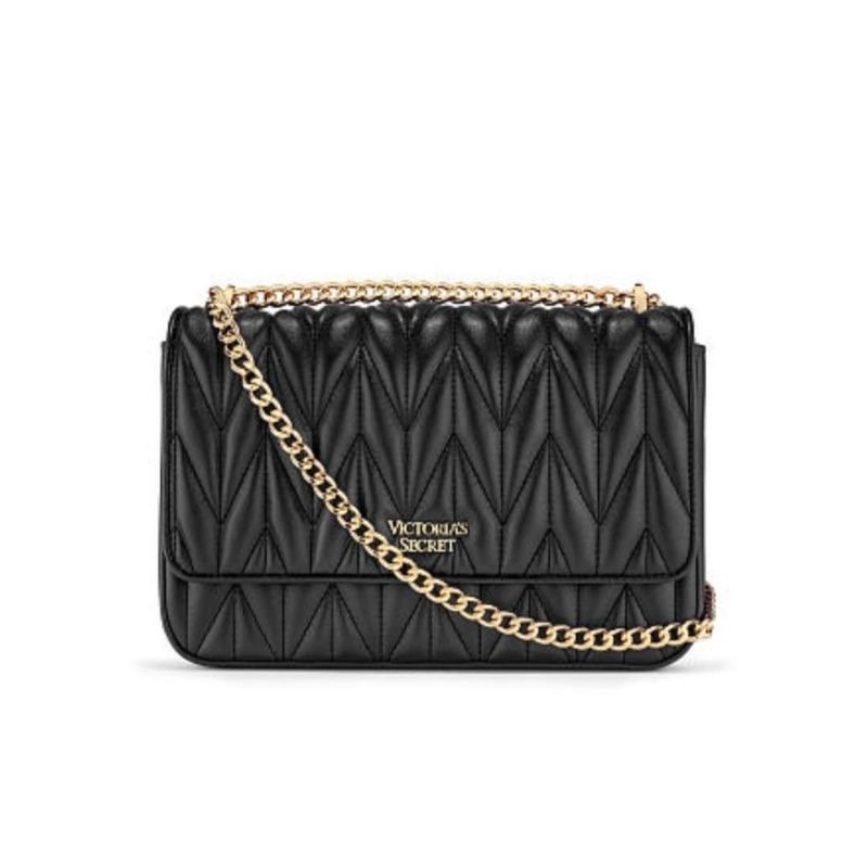 Victoria's Secret quilted chain sling bag on Carousell