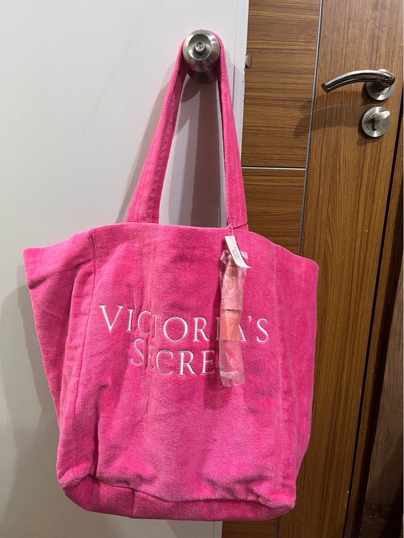 Victoria s Secret soft beach bag in pink Women s Fashion Bags