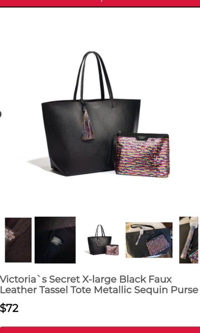 Victoria secret bling tote bag cheap