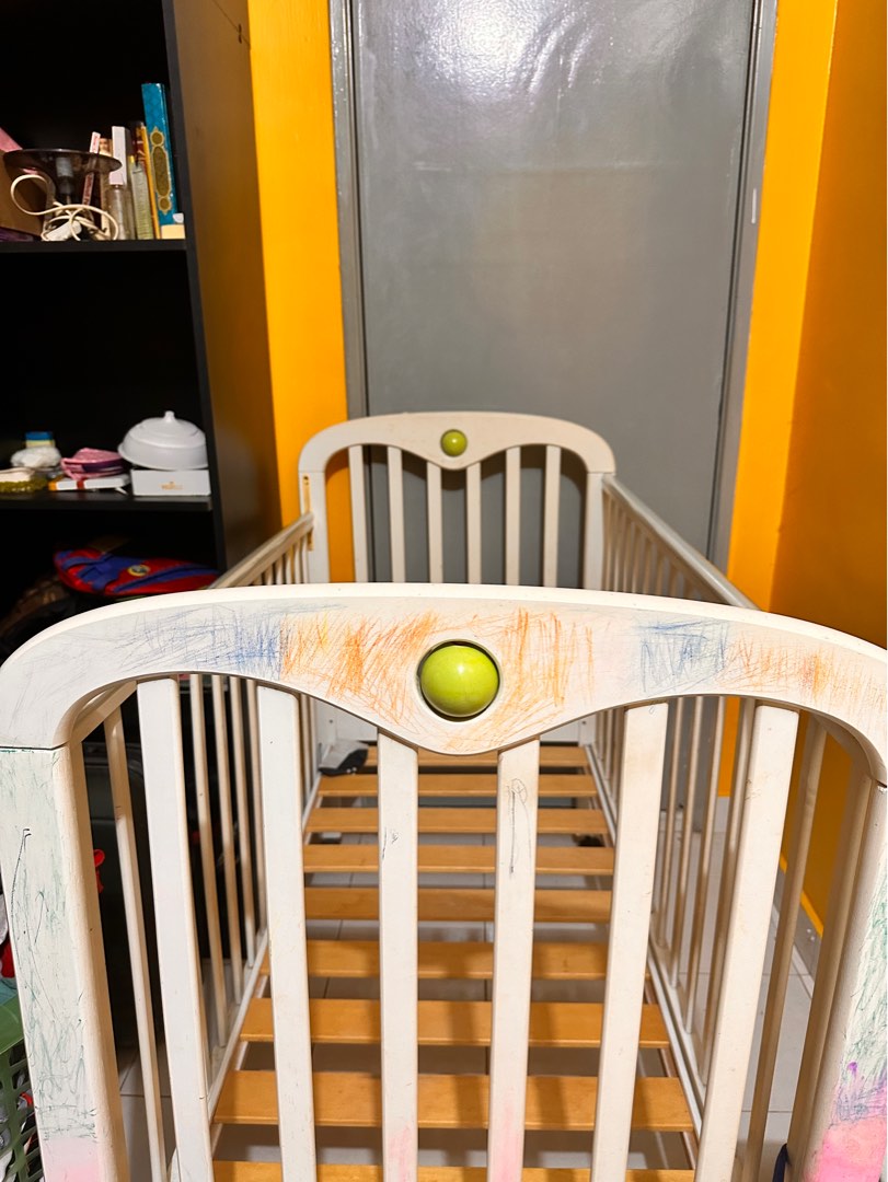 Vintage Baby Cot, Babies & Kids, Baby Nursery & Kids Furniture, Cots