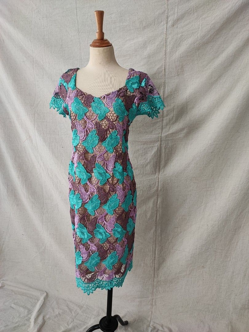 Vintage brocade dress on Carousell