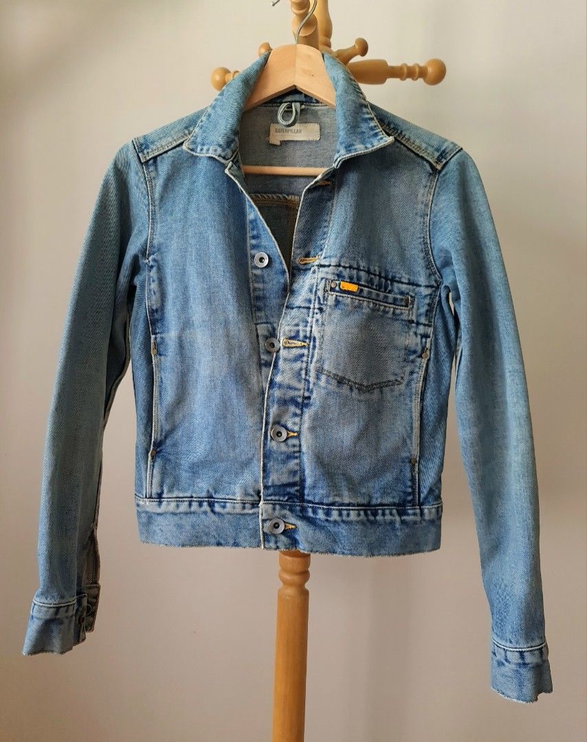 Caterpillar denim jacket sales