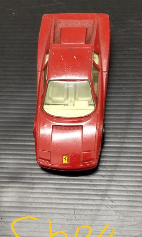 Vintage Classic Burago Red Ferrari Testa Rossa. Length 10 Cm or 4.1 ...