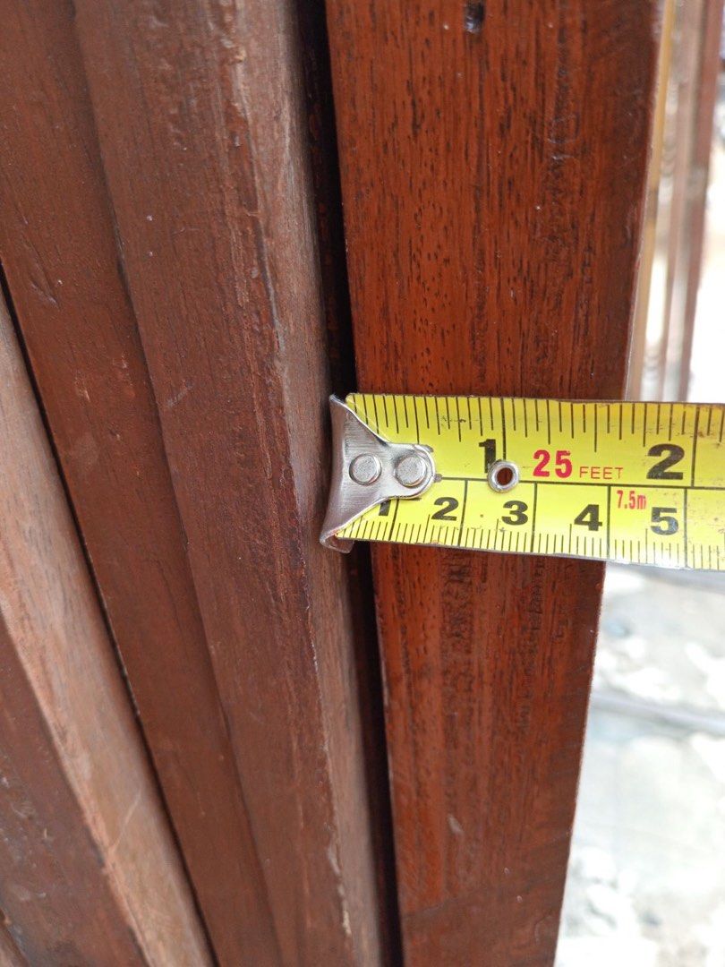 Vintage Yakal Narra Wood Doors Partition Panels French or Windows on