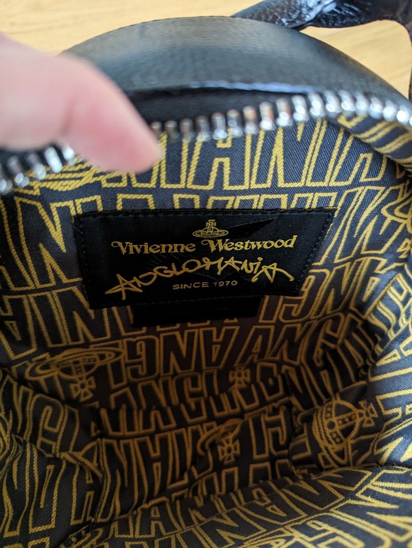 Vivienne Westwood Johanna Round Crossbody Bag Black, Luxury, Bags