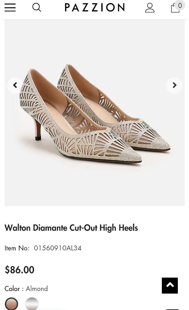 Cut out top high heels