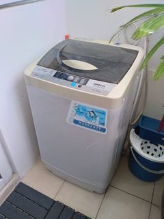 Washing machine 7.5kg tak pernah guna..