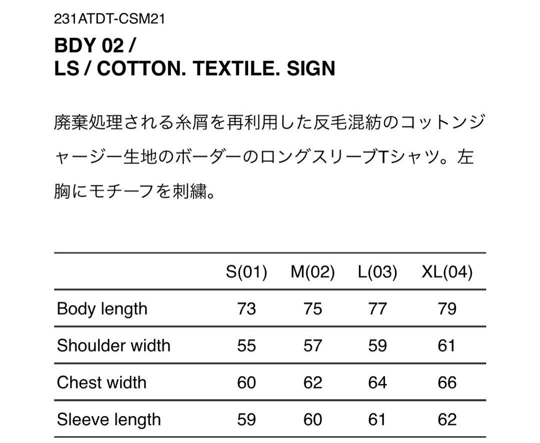 WTAPS BDY02 COTTON TEXTILE SIGN size 03, 男裝, 上身及套裝, T-shirt