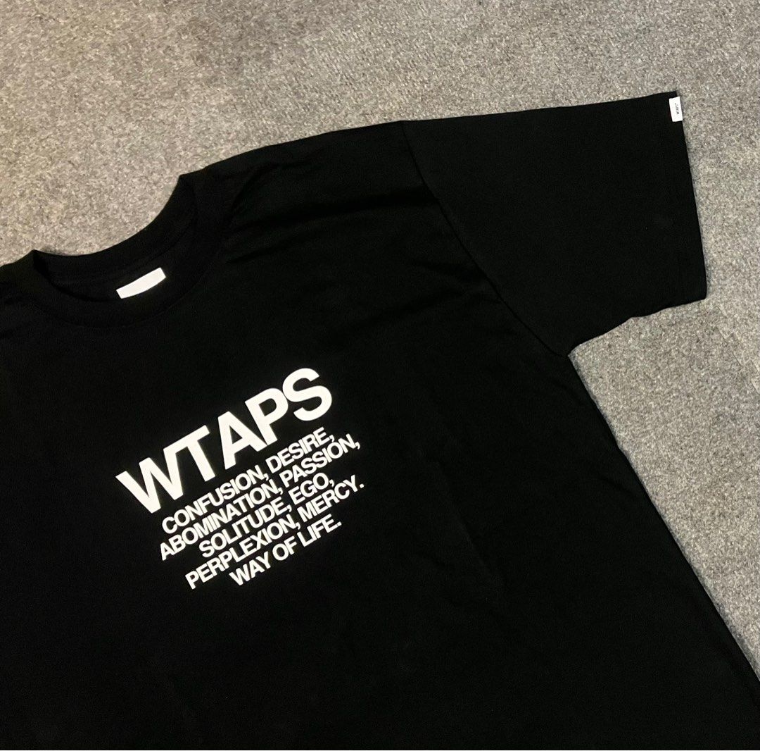 WTAPS INGREDIENTS SS TEE BLACK S/S T-SHIRT SIZE 05, 男裝