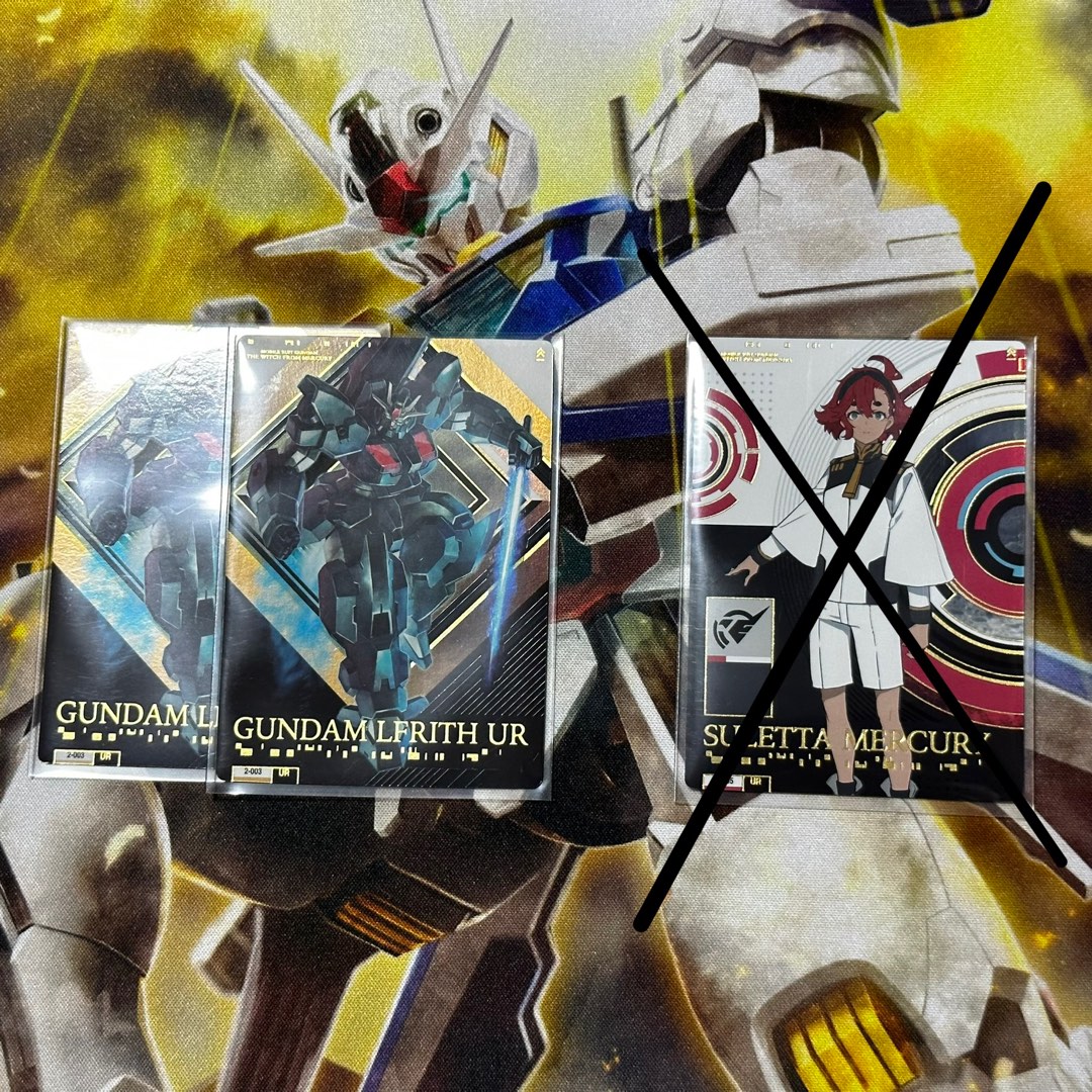 [WTS] *UPDATED* BANDAI Carddass Gundam Card Collection The Witch from ...