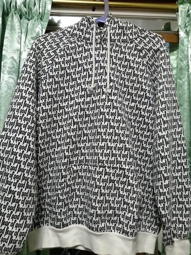 Fear of discount god monogram hoodie