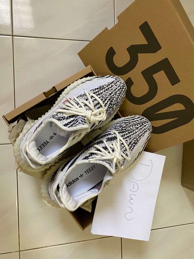 Yeezy Boost 350v2 Zebra 2023 Men s Fashion Footwear Sneakers on